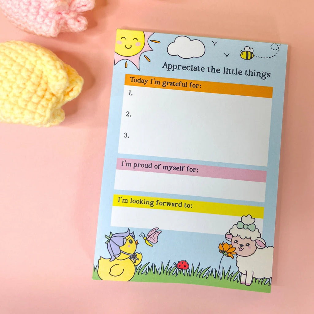 Kid's Appreciate Little Things - Gratitude Pad