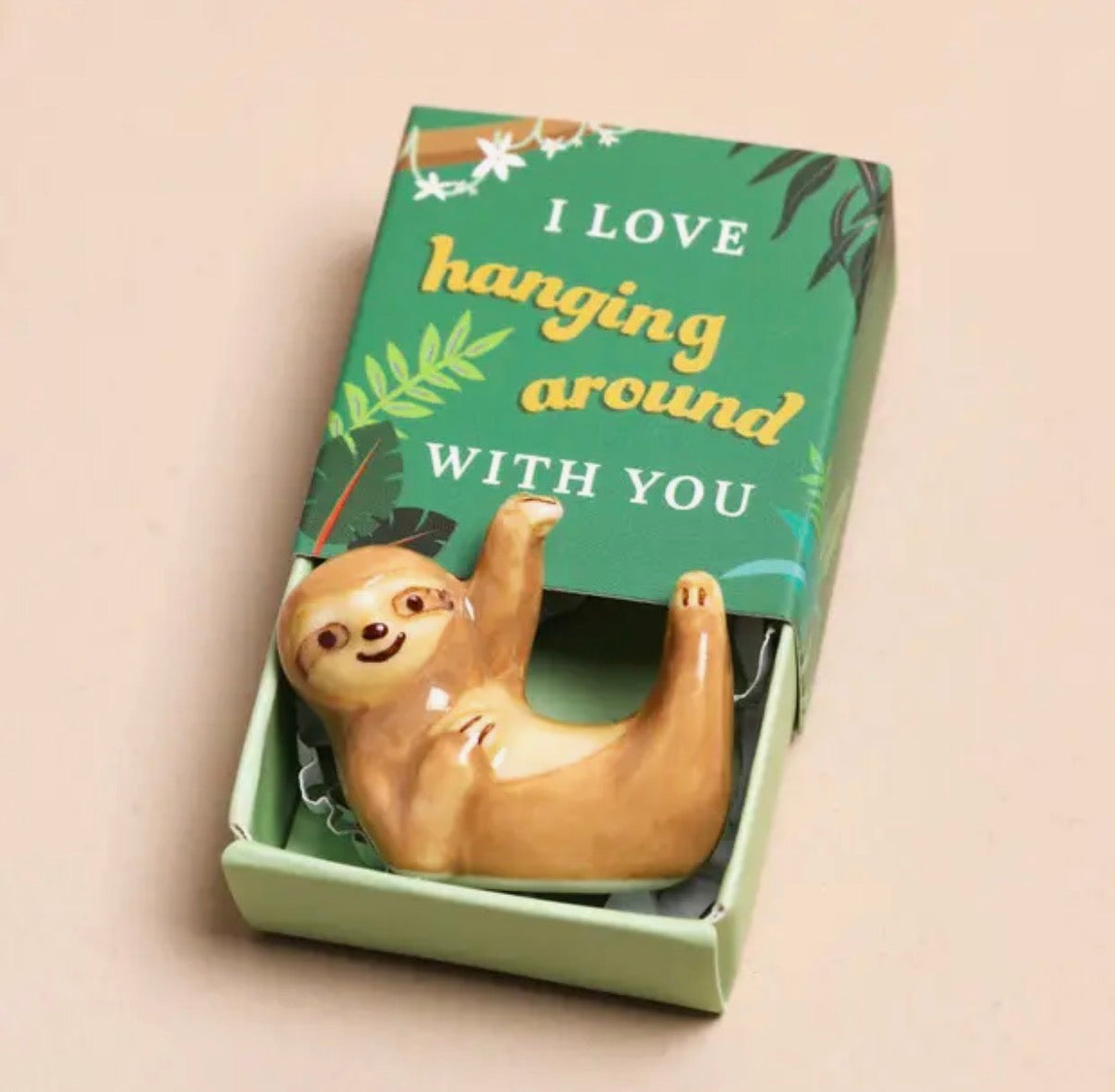 Tiny Ceramic Matchbox Token