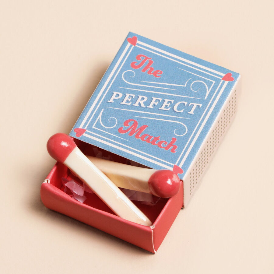 Tiny Ceramic Matchbox Token