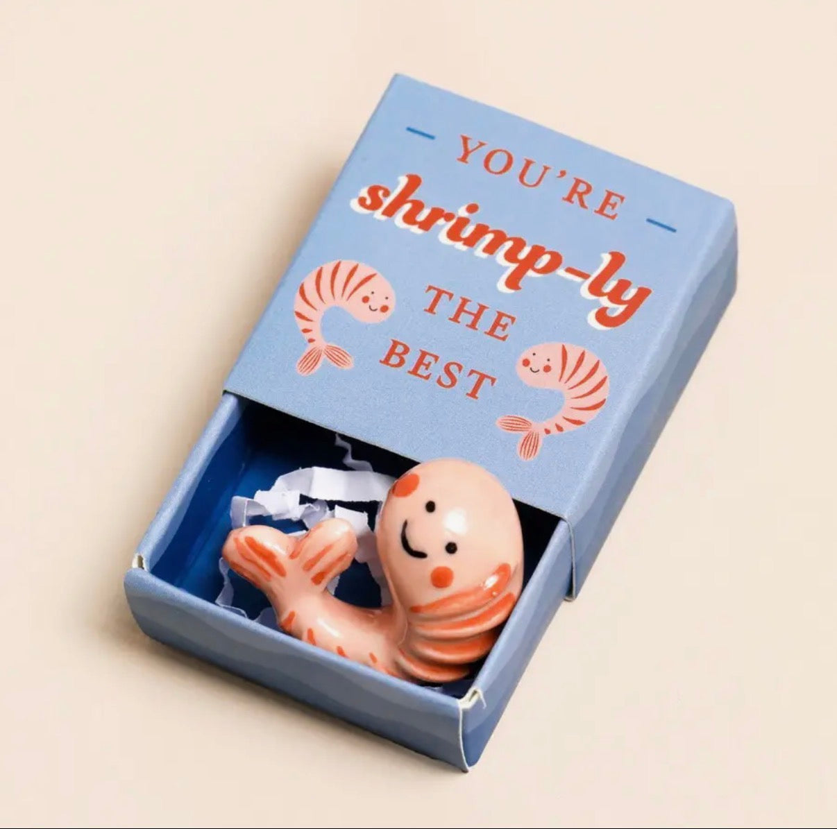 Tiny Ceramic Matchbox Token