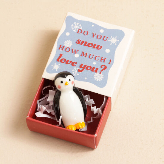 Tiny Ceramic Matchbox Token