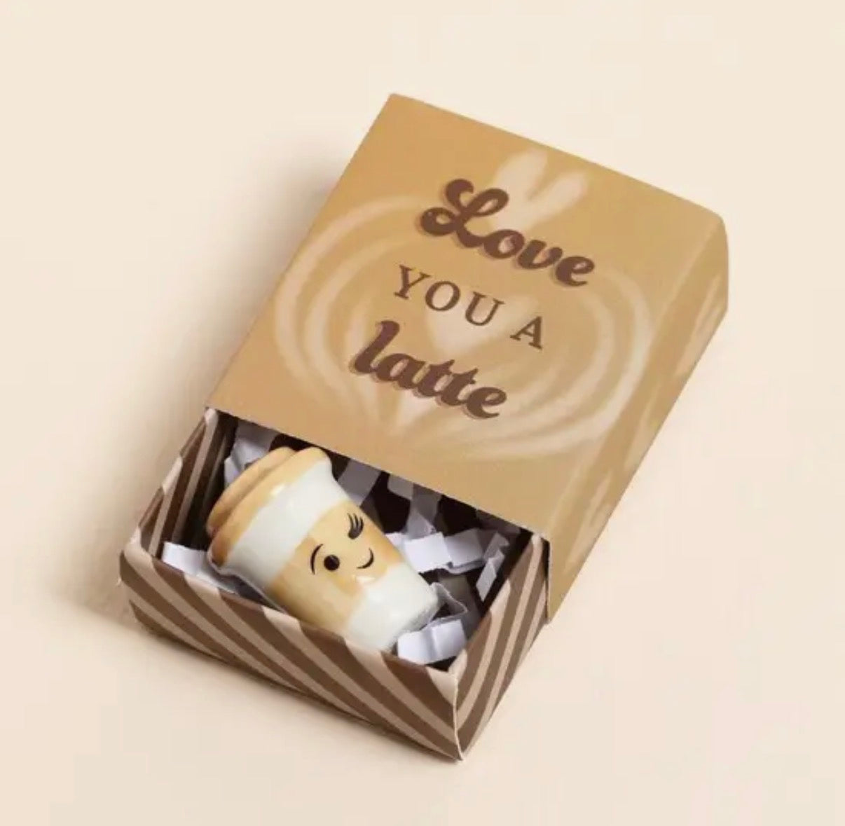 Tiny Ceramic Matchbox Token