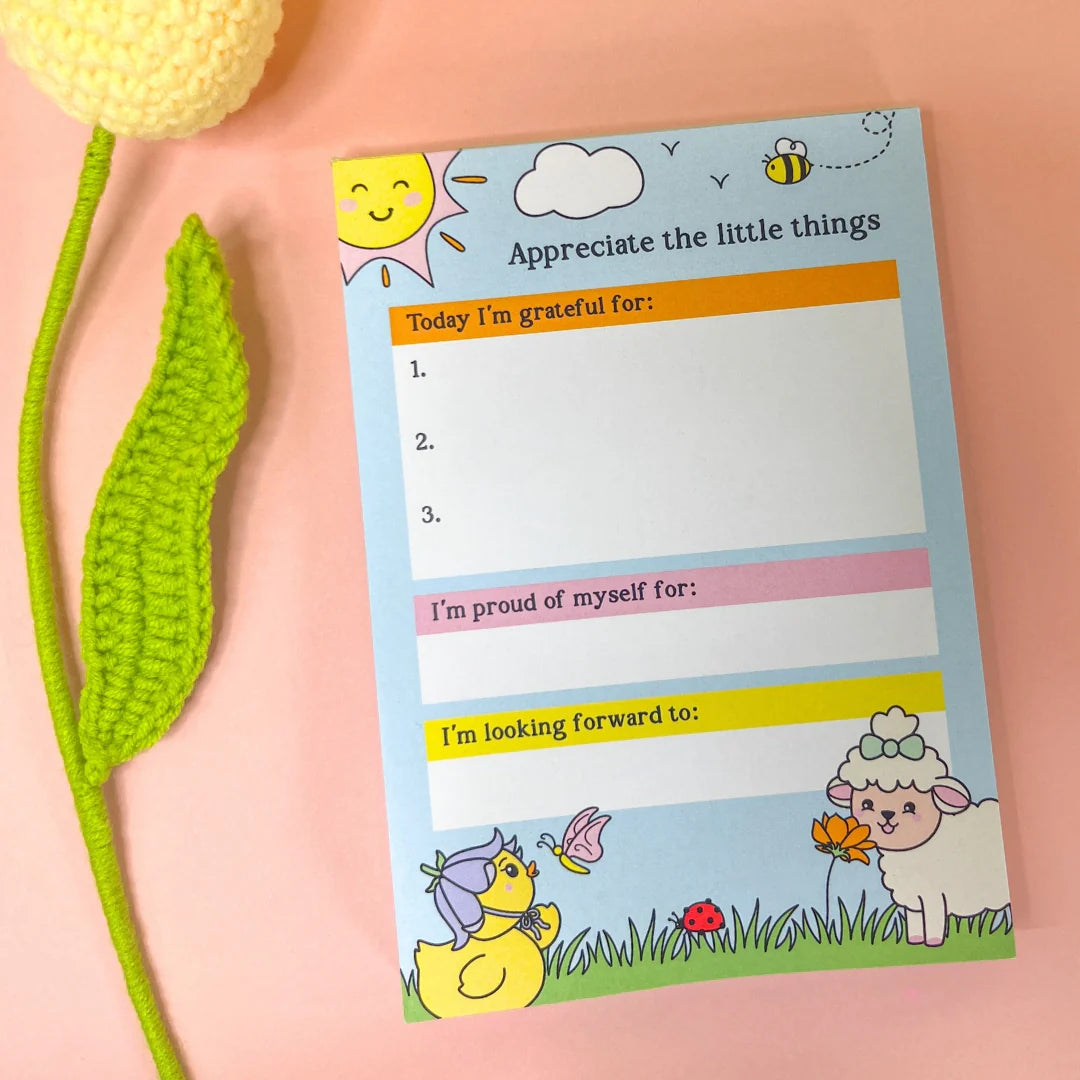 Kid's Appreciate Little Things - Gratitude Pad