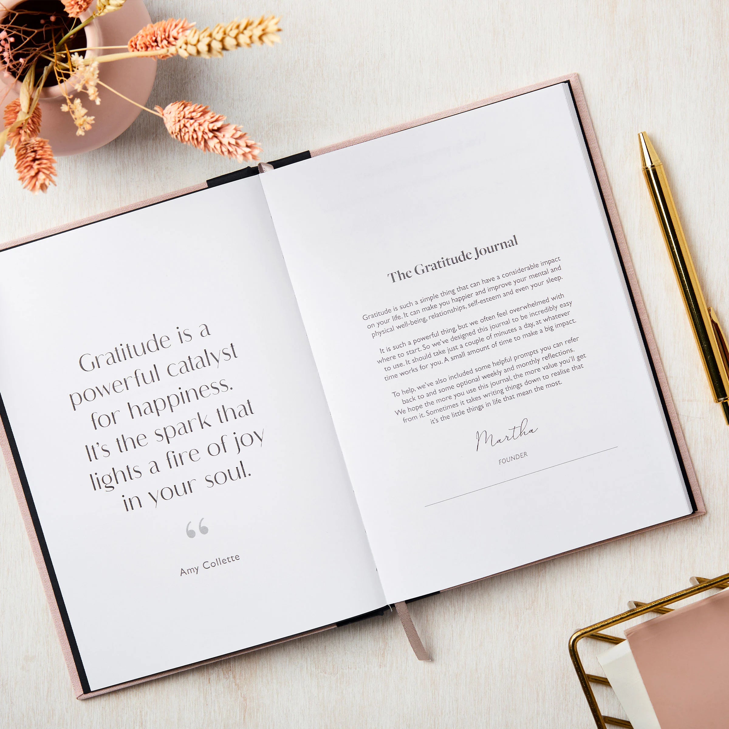 Martha Brook's Gratitude Journal