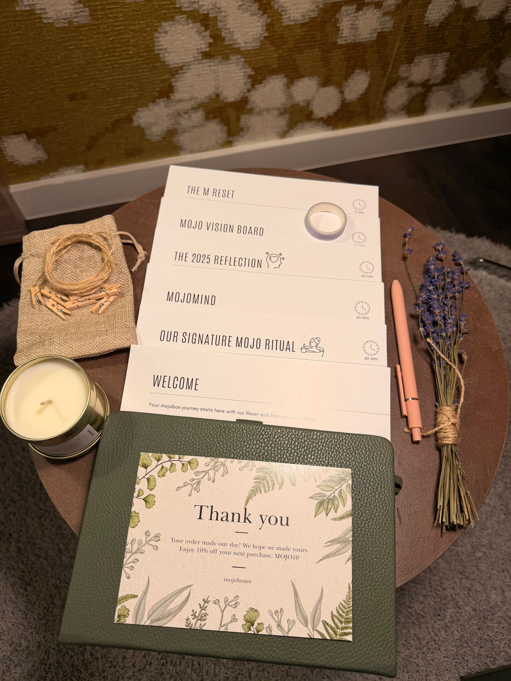 Reset + Rise self care box