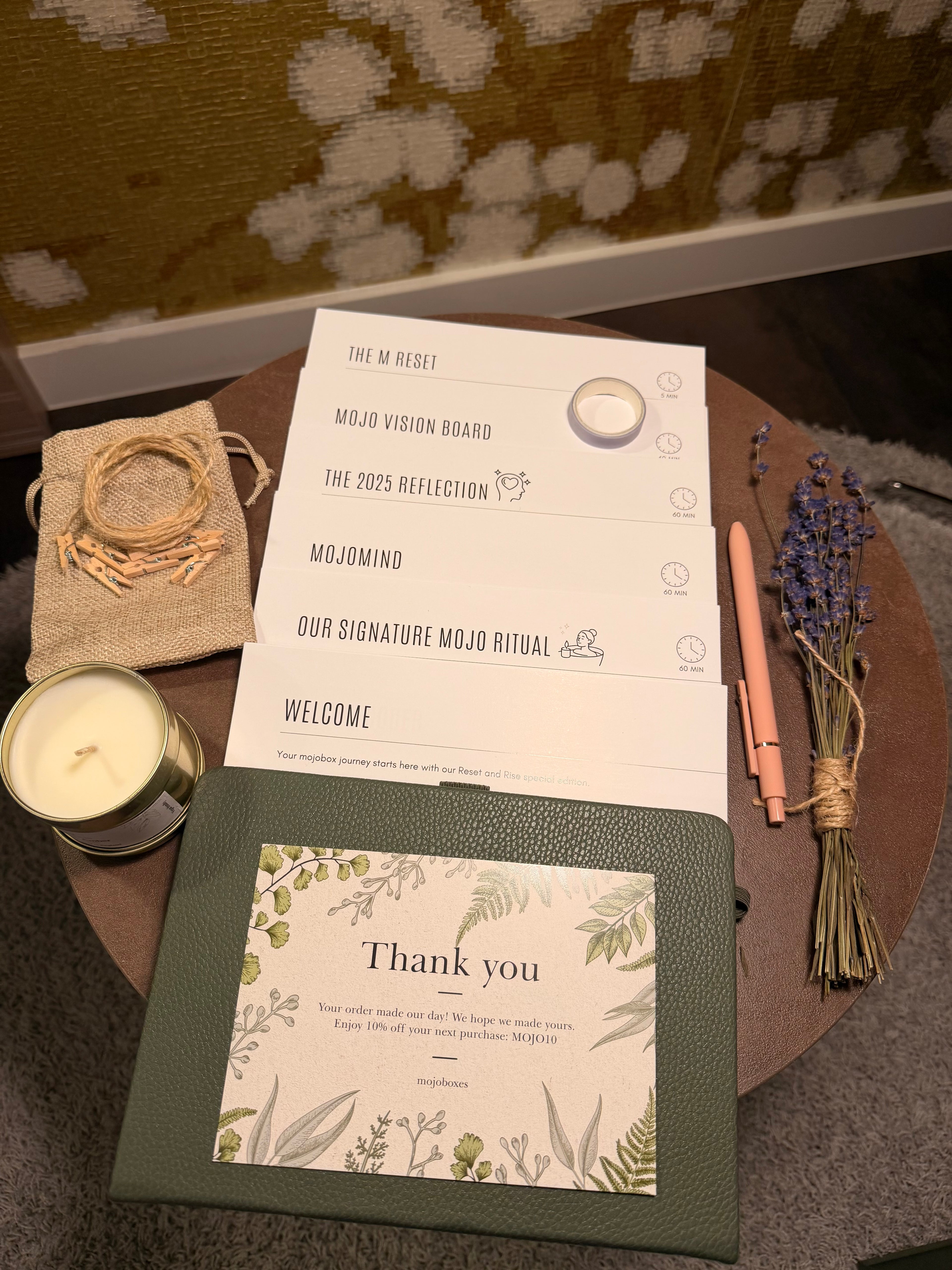 Reset + Rise self care box